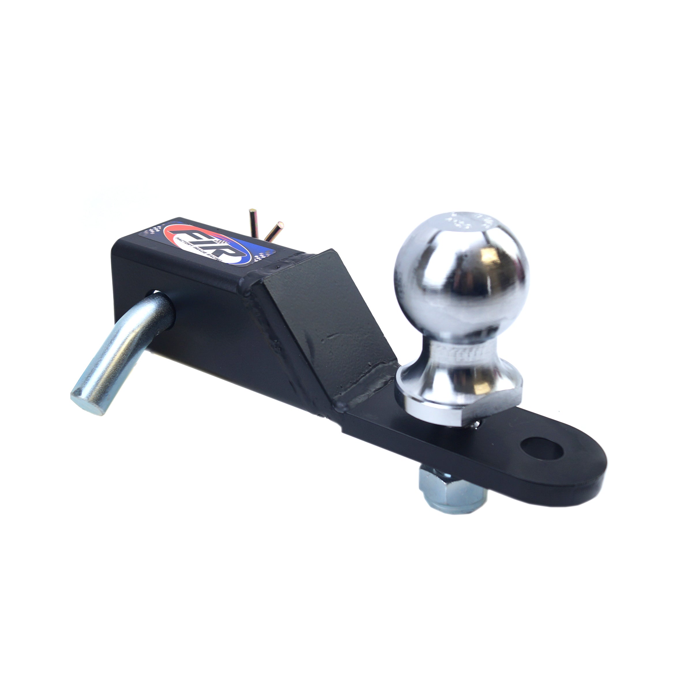 3-Way Horizontal Pin Mount ATV UTV Hitch Mount 50mm Ball 2 Hole