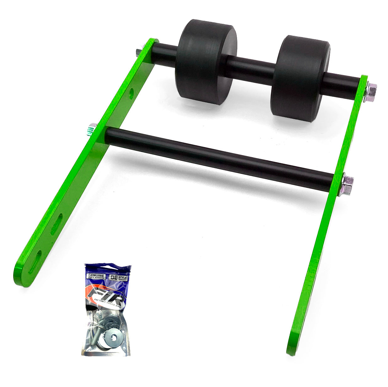 Universal ATV Quad Wheelie Bar Saver with 2 Rollers