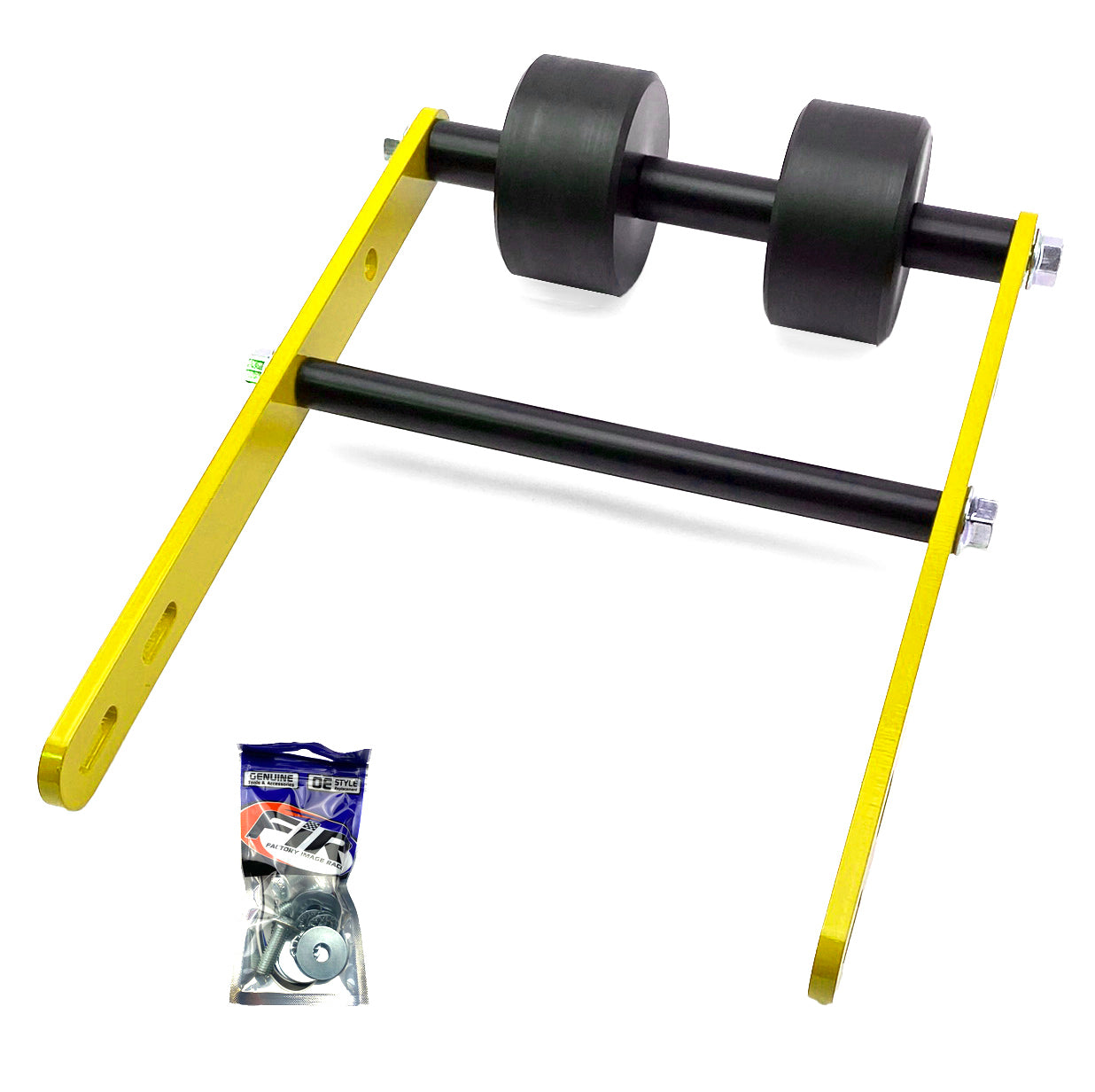 Universal ATV Quad Wheelie Bar Saver with 2 Rollers