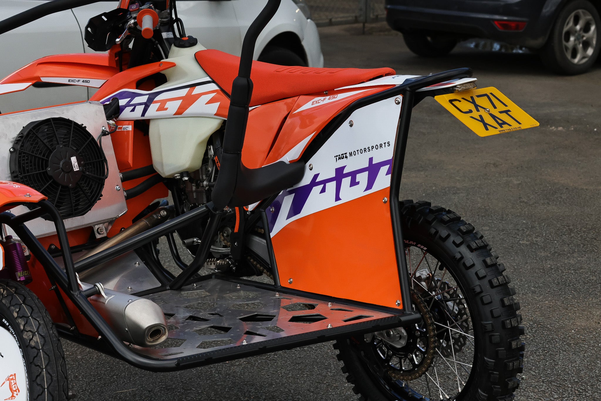 TAG-Z Motorsports 2024 KTM 450 Enduro Sidecar - MK3