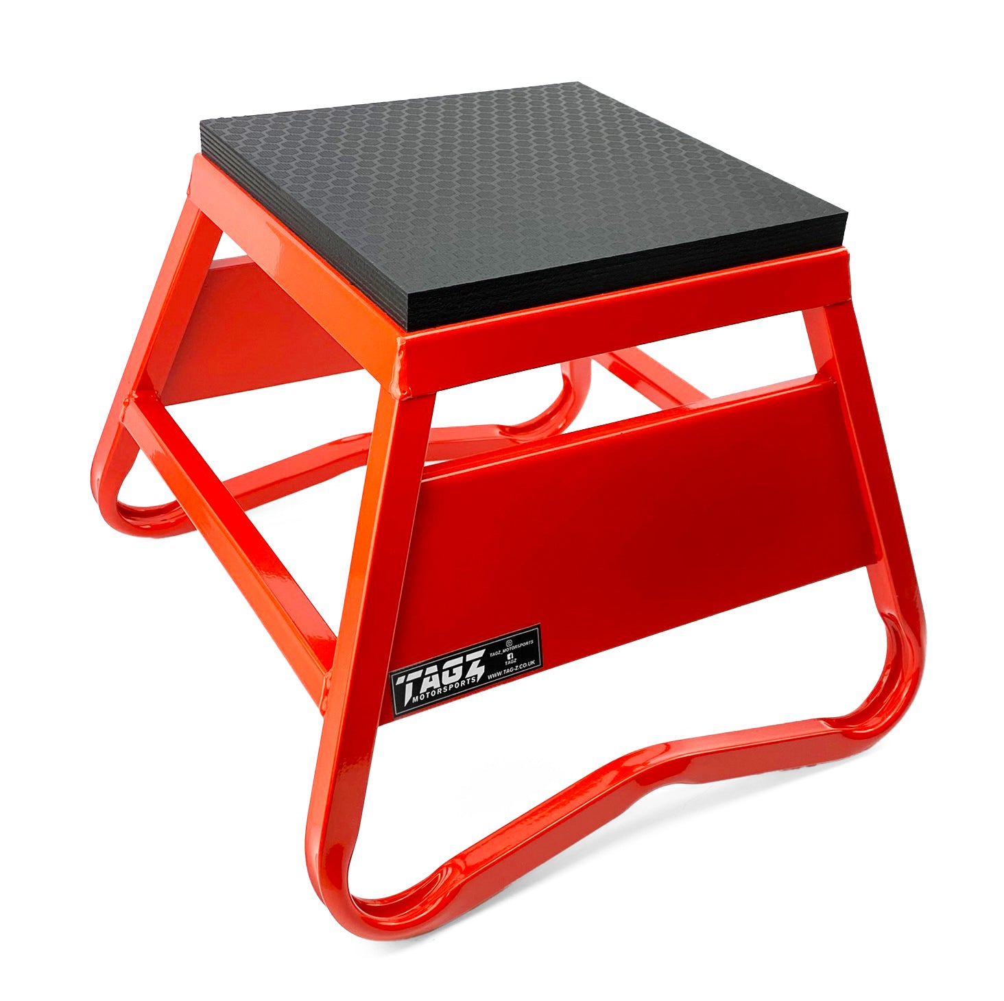 Heavy Duty Small MX Motorcycle Steel Box Stand 300mm | TAG-Z