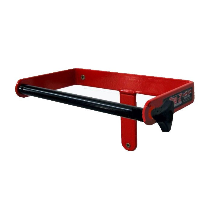 Heavy Duty Fixed Blue Roll Holder + 1 Roll