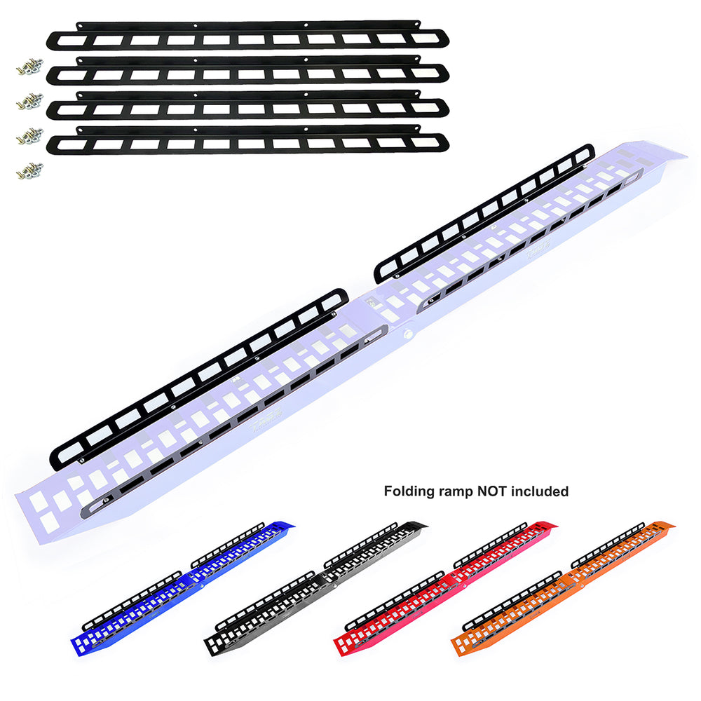 Bolt on Sides Wheel Guide for Steel Folding Motorcycle Loading Ramp ...